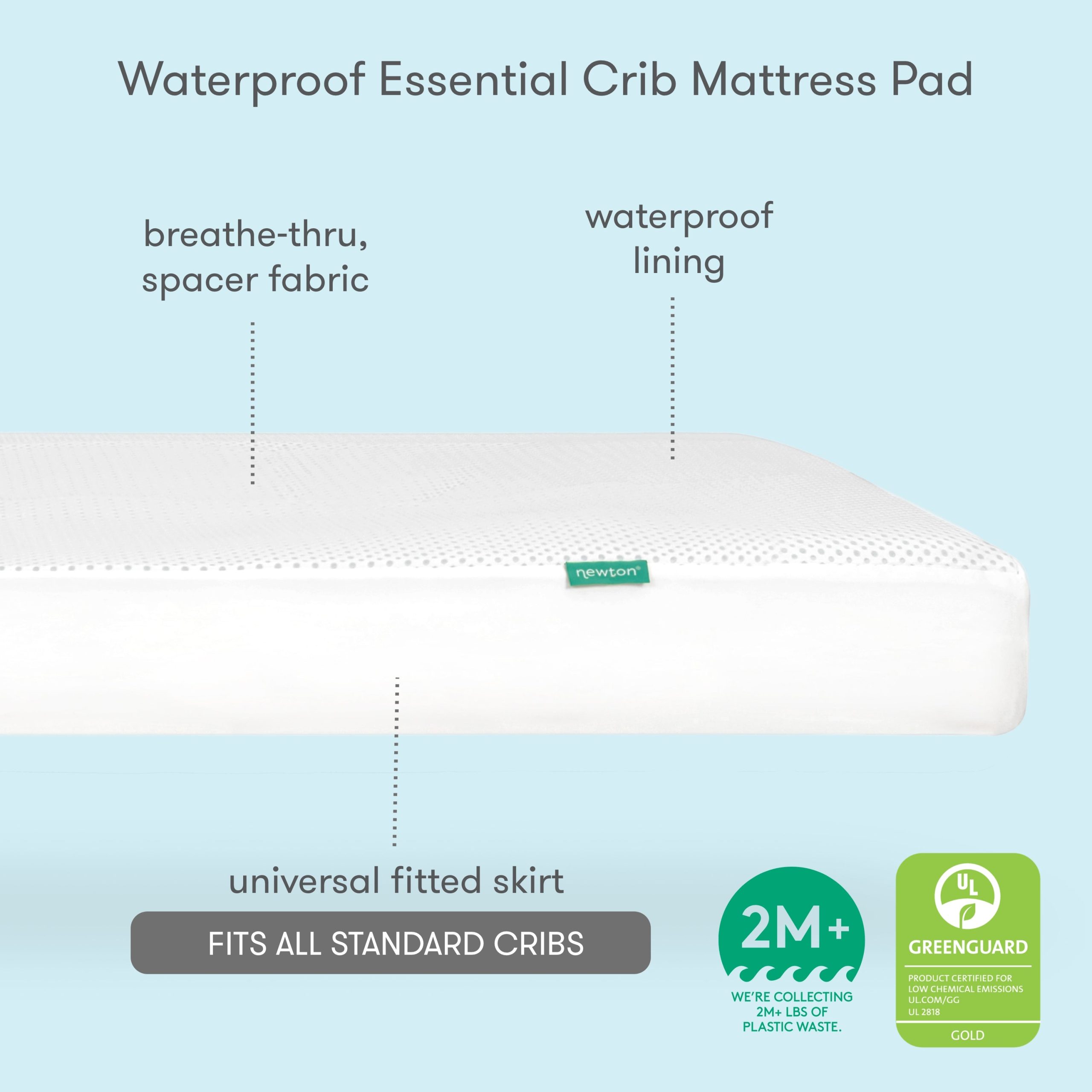 Essential Waterproof Crib Pad - Image 4