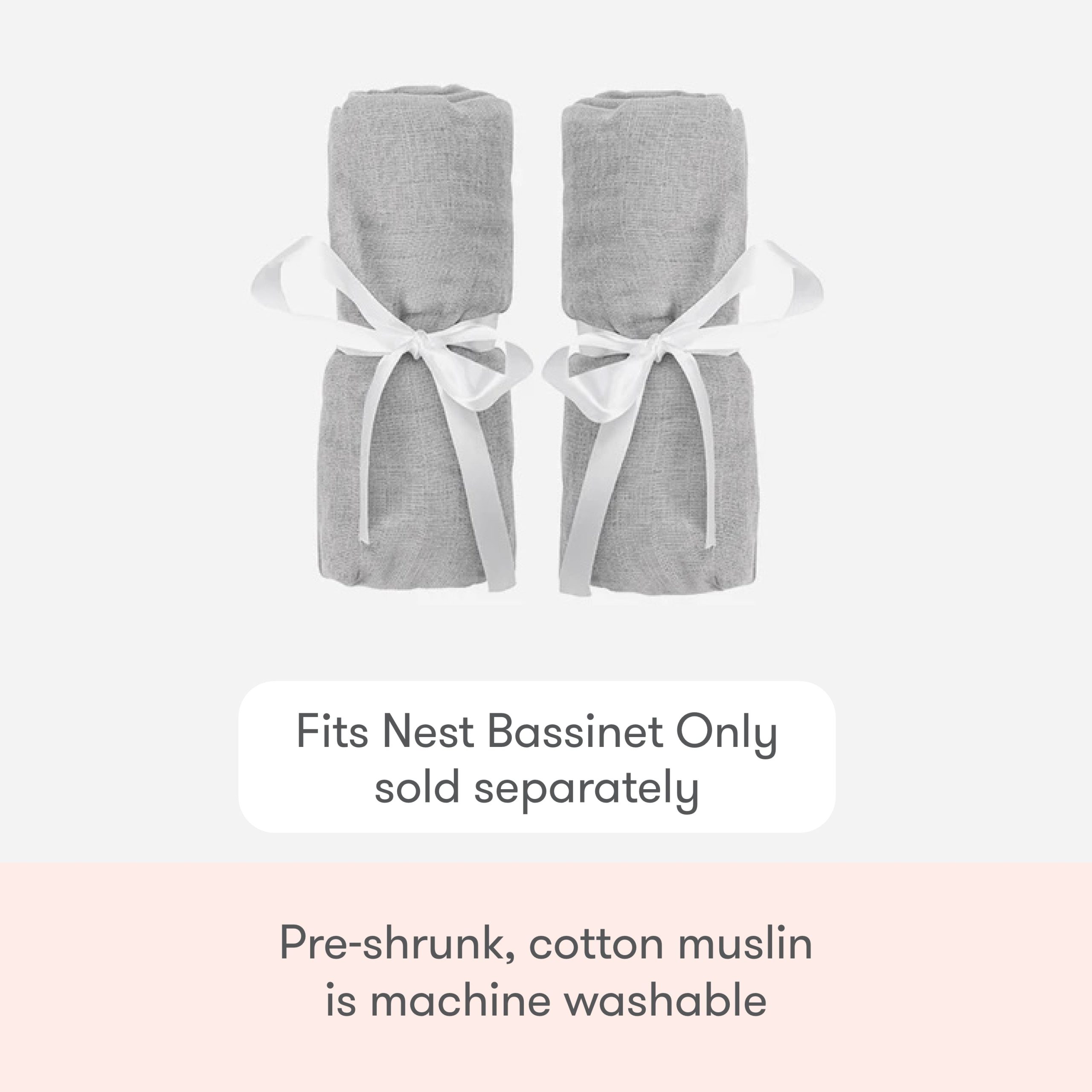 Nest Bassinet Extra Sheets - Image 3