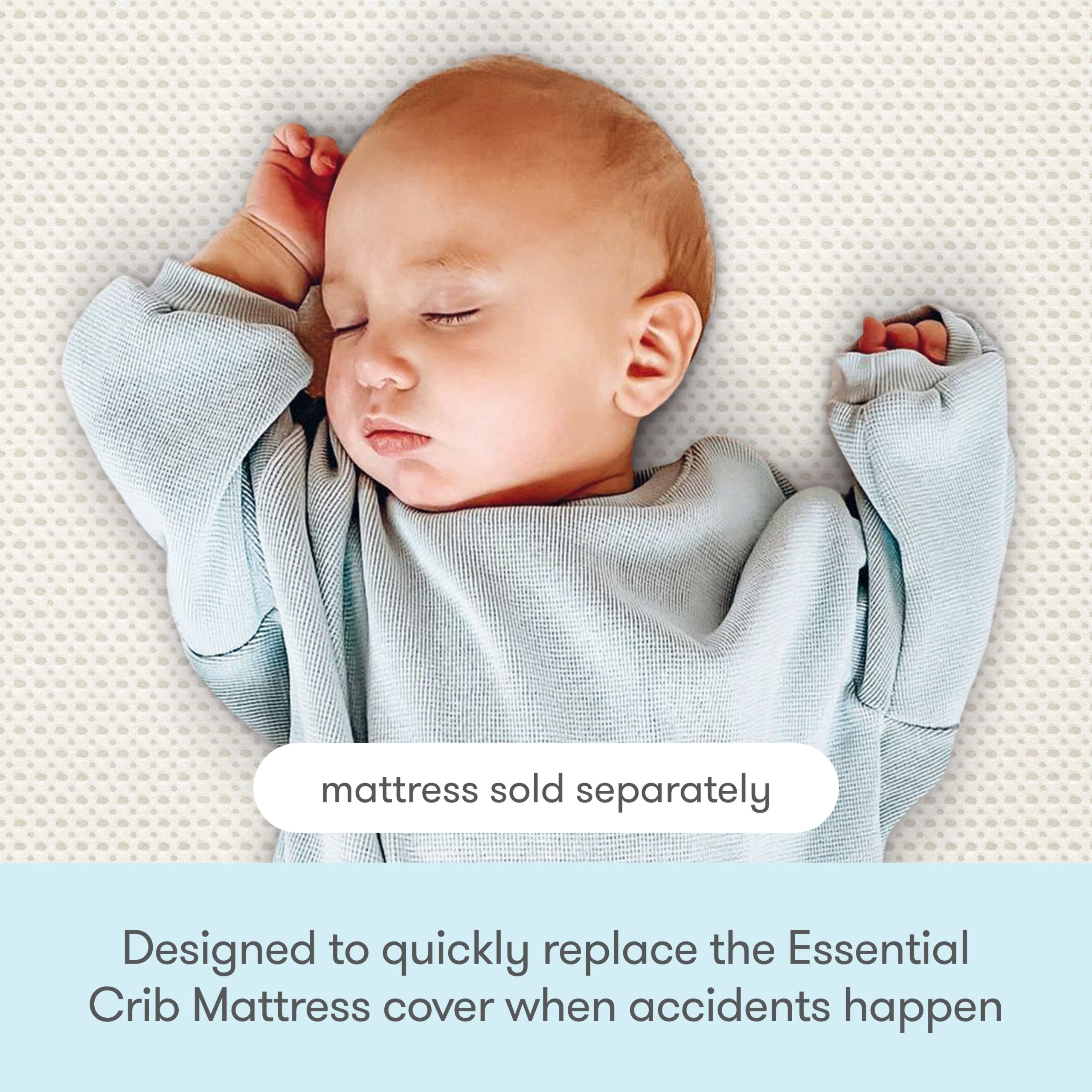 Extra Essential Crib Mattress Cover - Image 2