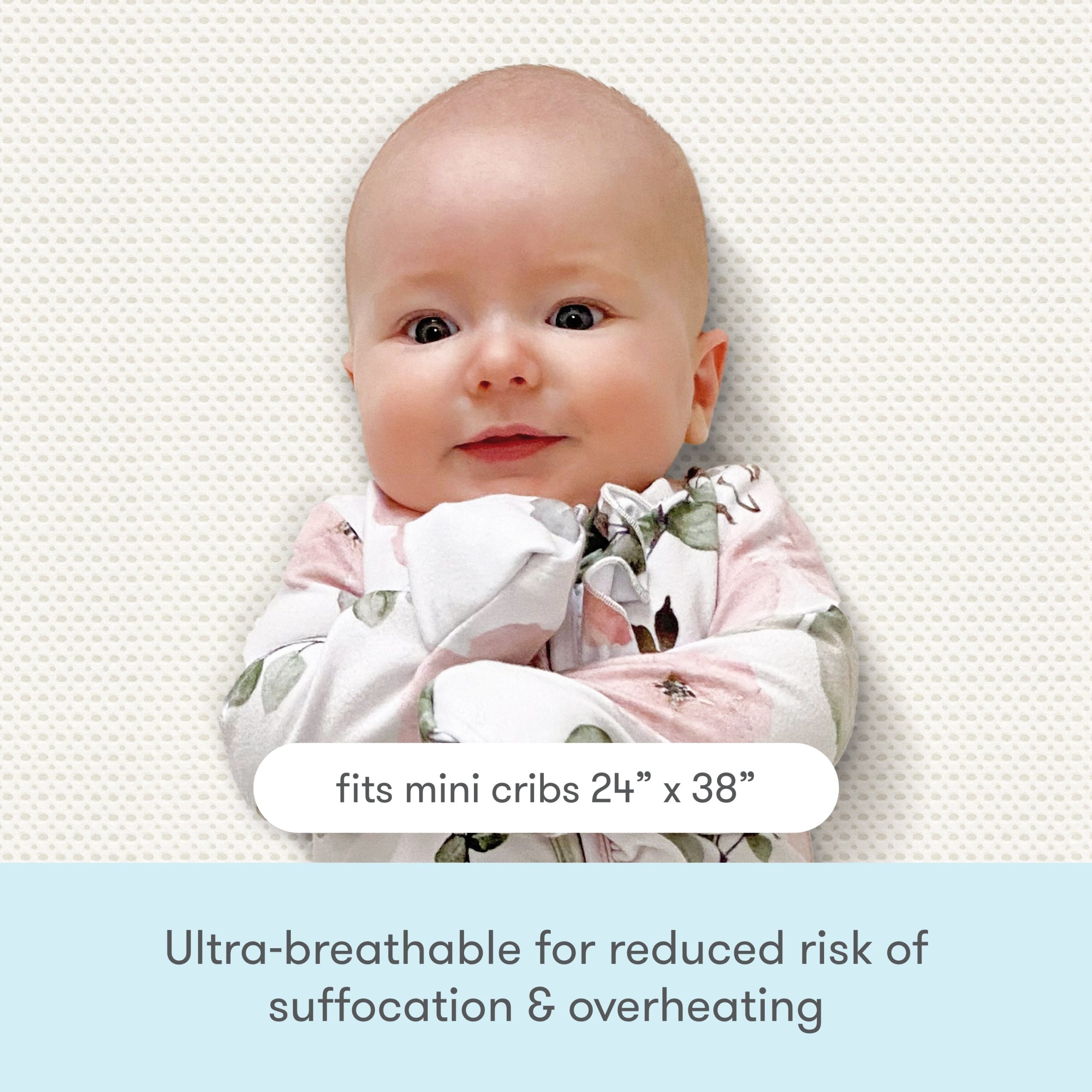 Extra Mini Crib Mattress Cover - Image 3