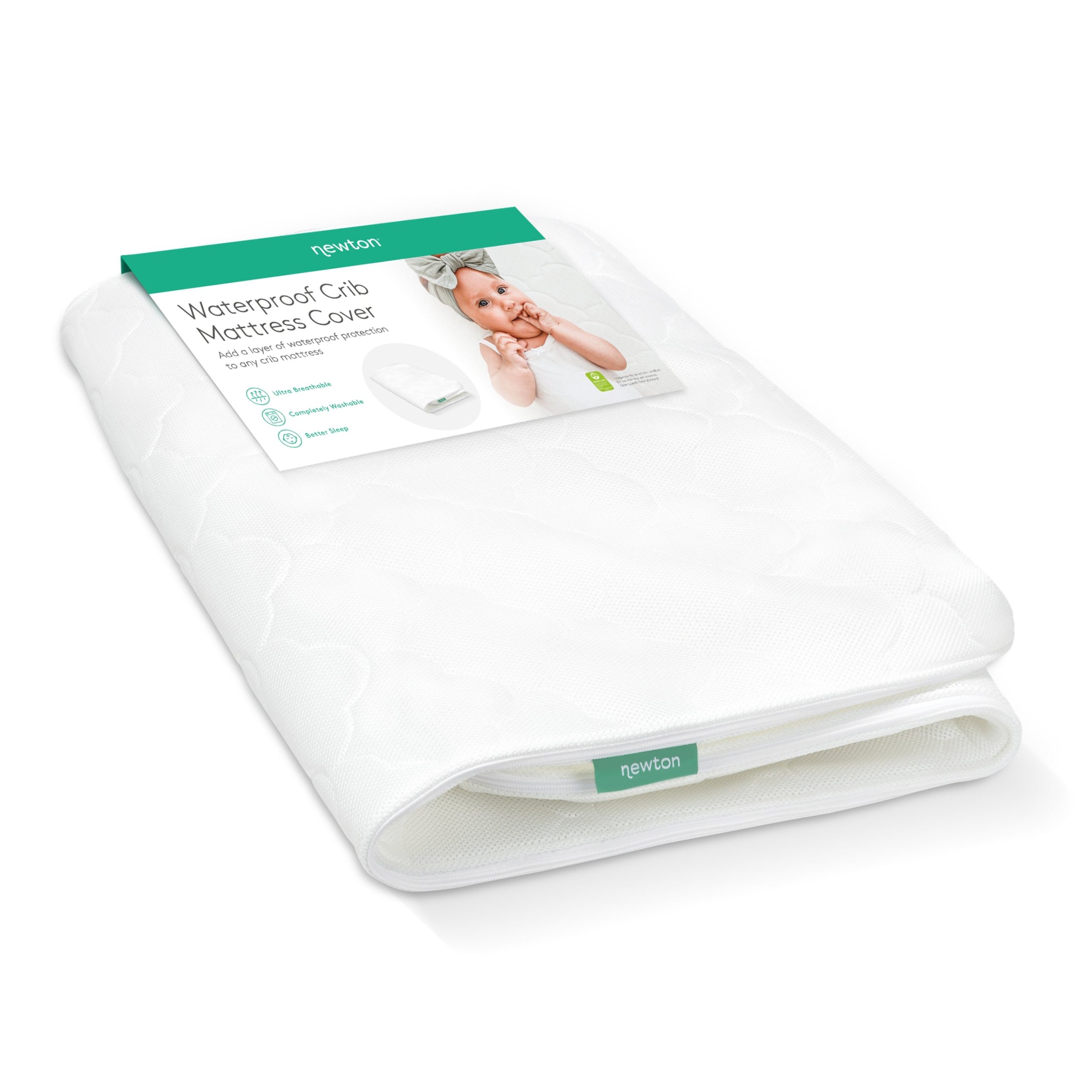 Extra Waterproof Crib Mattress Cover - Image 2