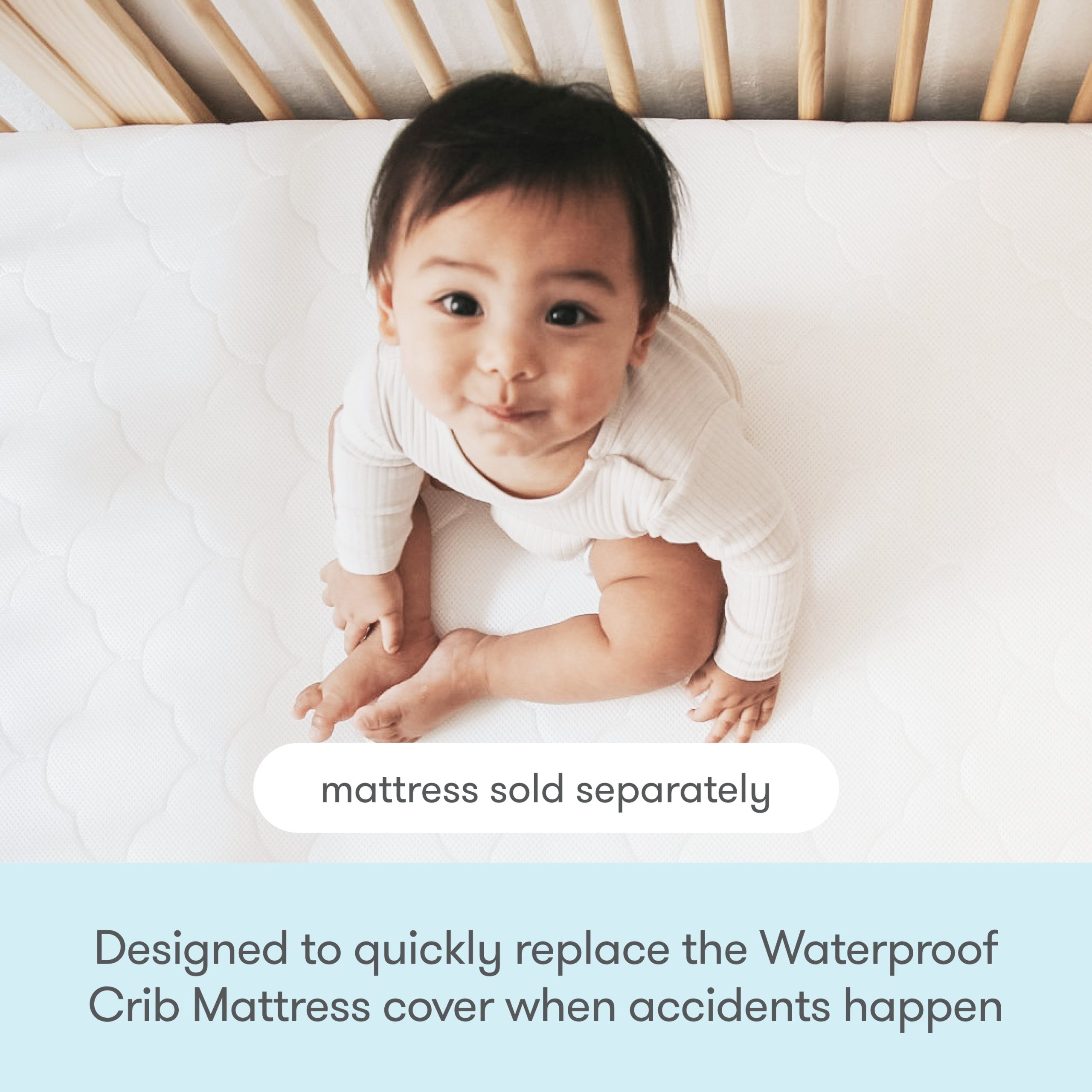 Extra Waterproof Crib Mattress Cover - Image 8