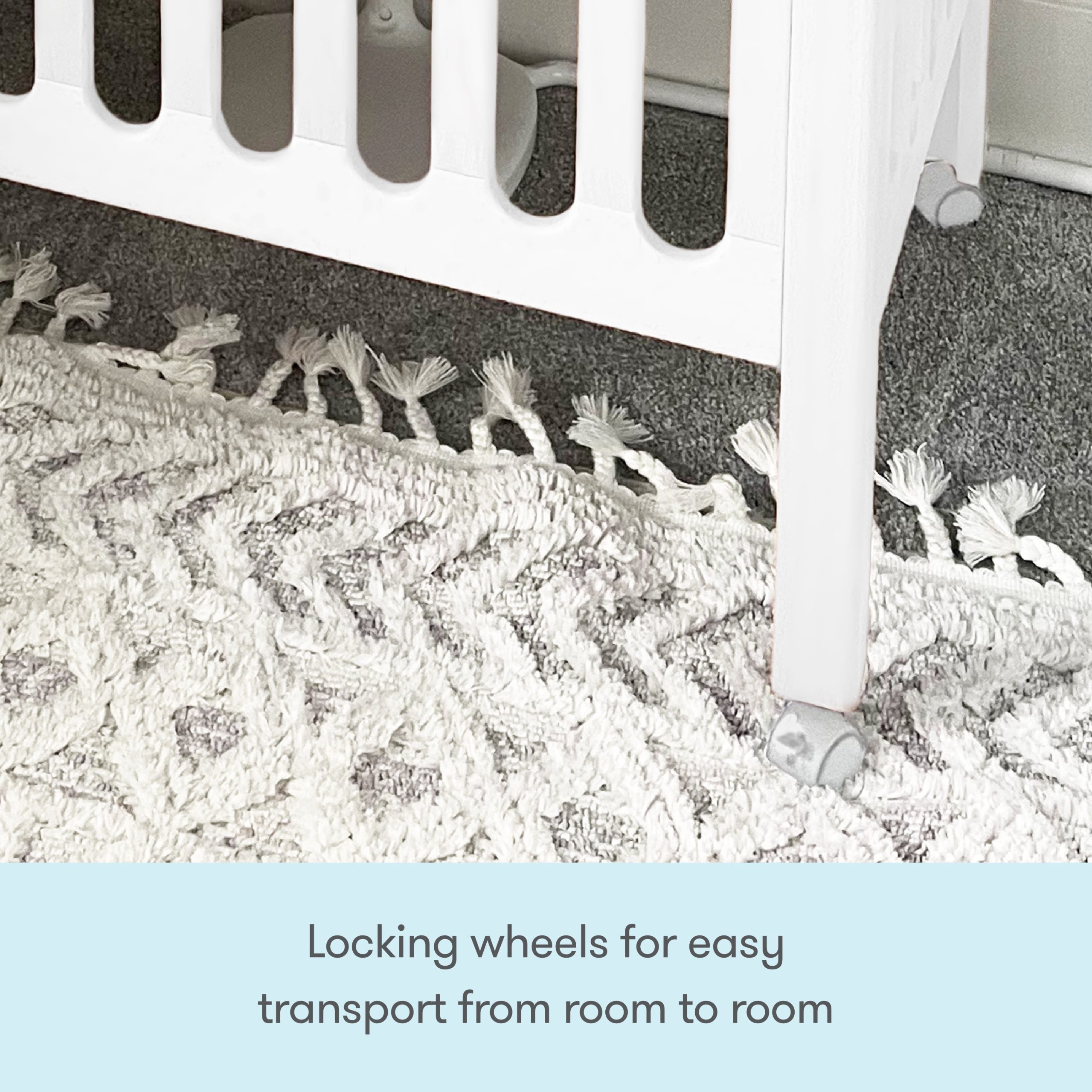 Newton Galileo Mini Crib with Newton Mattress - Image 30