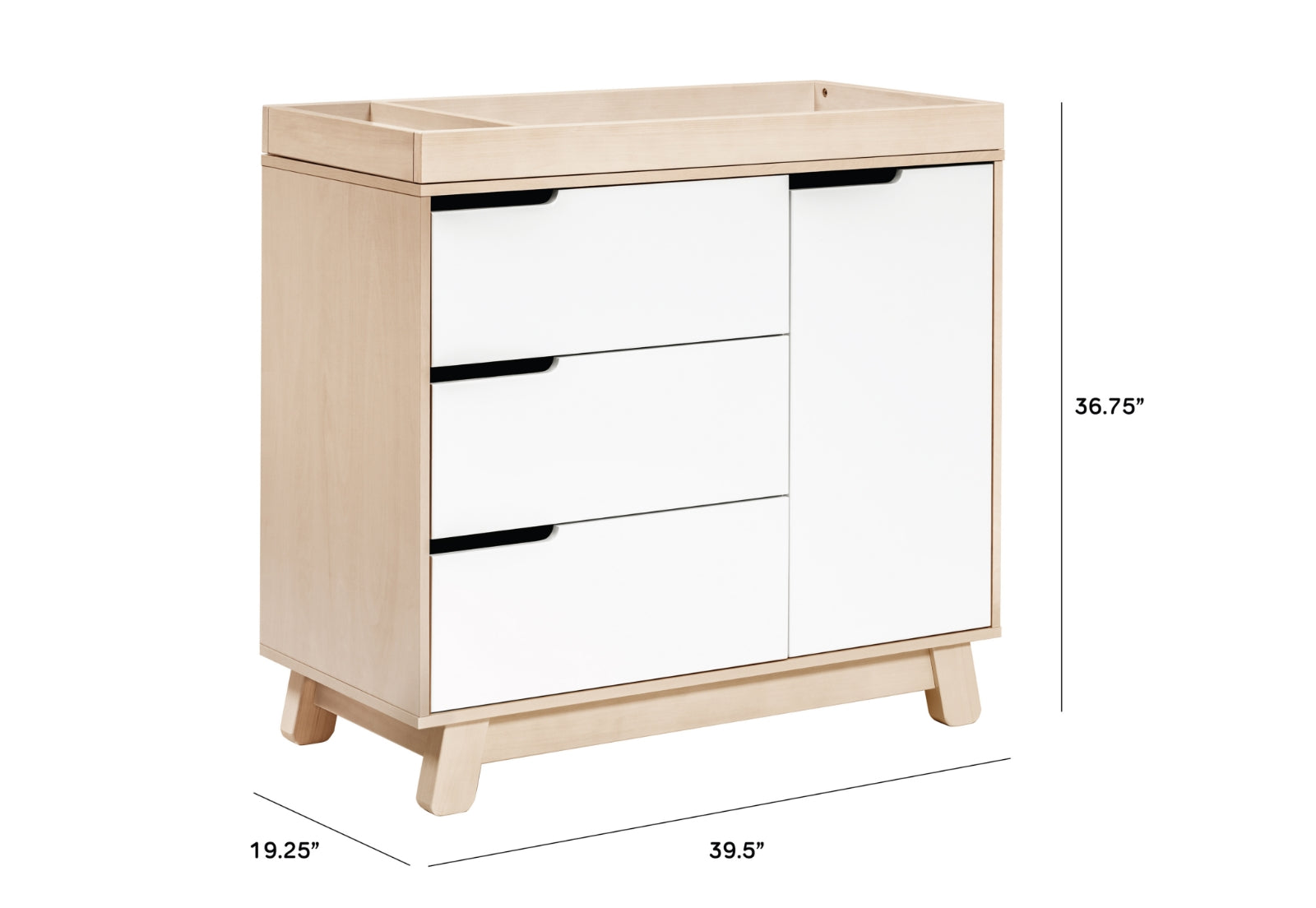 Hudson 3-Drawer Changer Dresser - Image 4