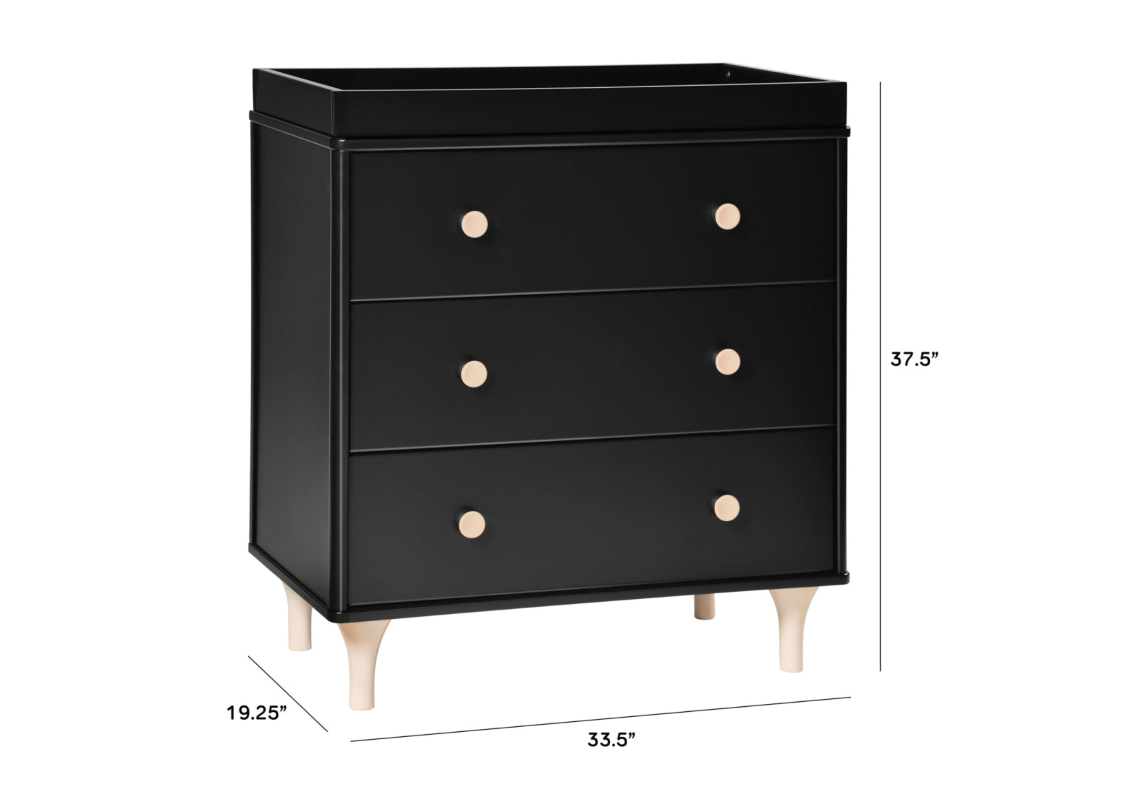 Lolly 3-Drawer Changer Dresser - Image 21