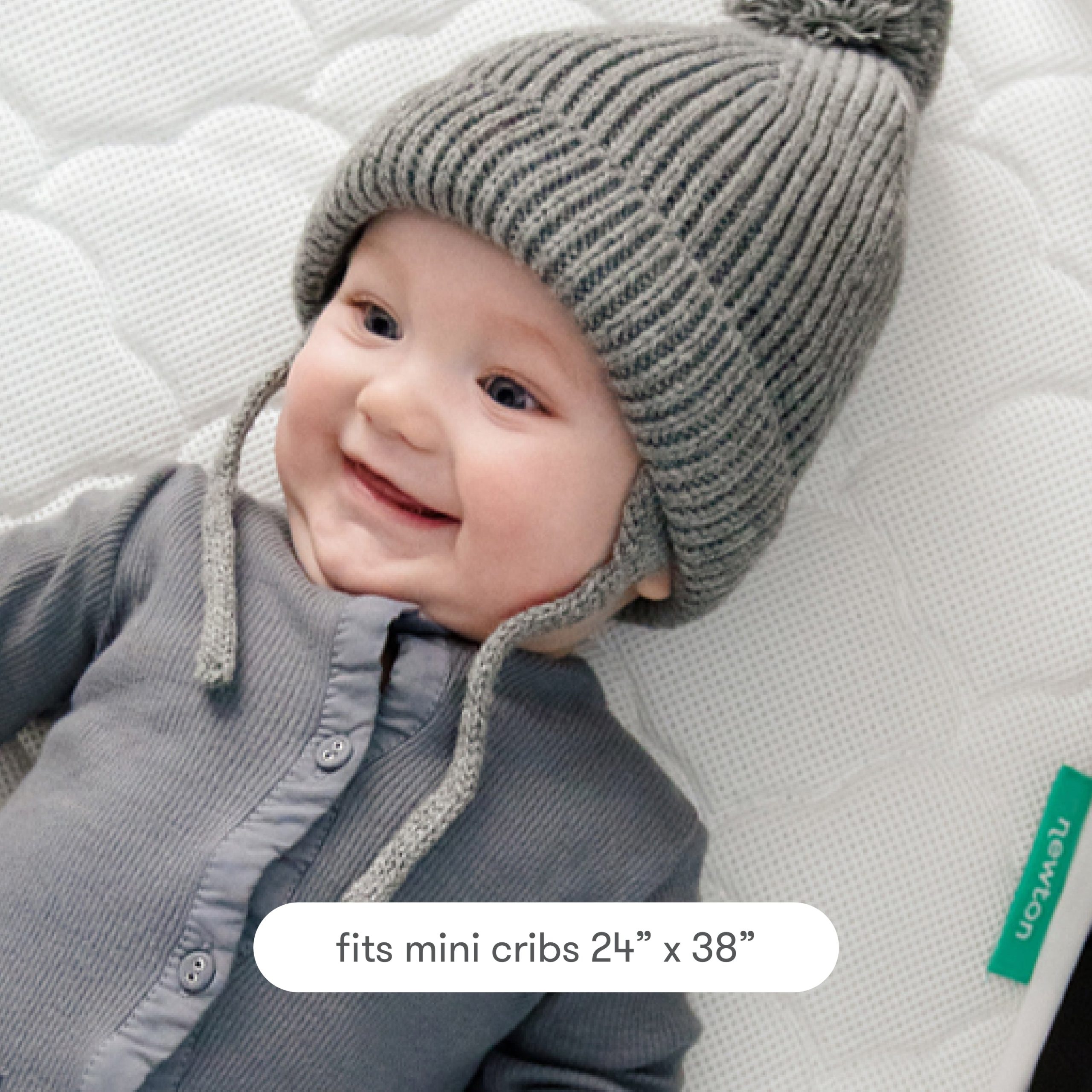 Waterproof Mini Crib Pad - Image 2