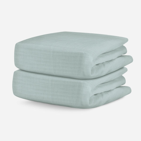 Breathable Organic Fitted Mini Crib Sheets - Image 15