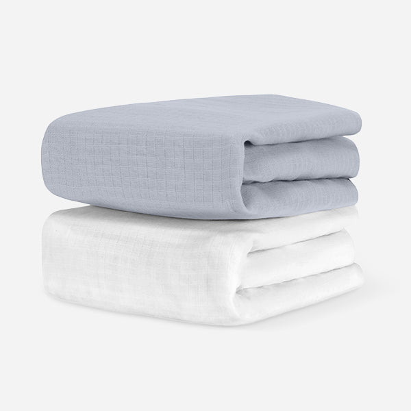 Breathable Organic Fitted Mini Crib Sheets - Image 9