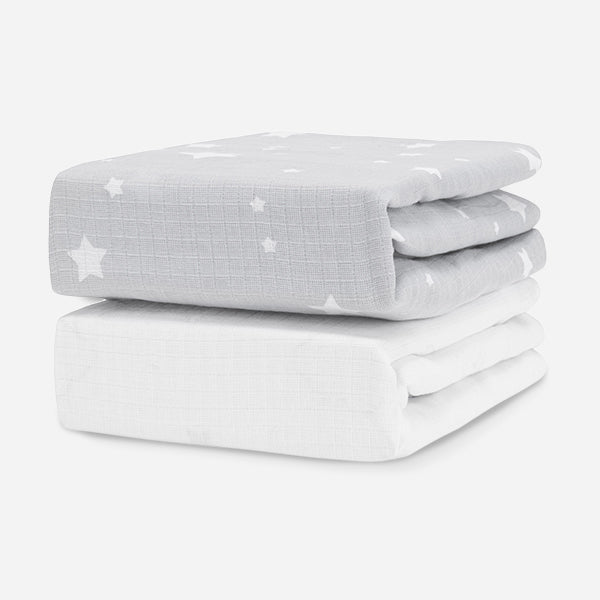 Breathable Organic Fitted Mini Crib Sheets - Image 7