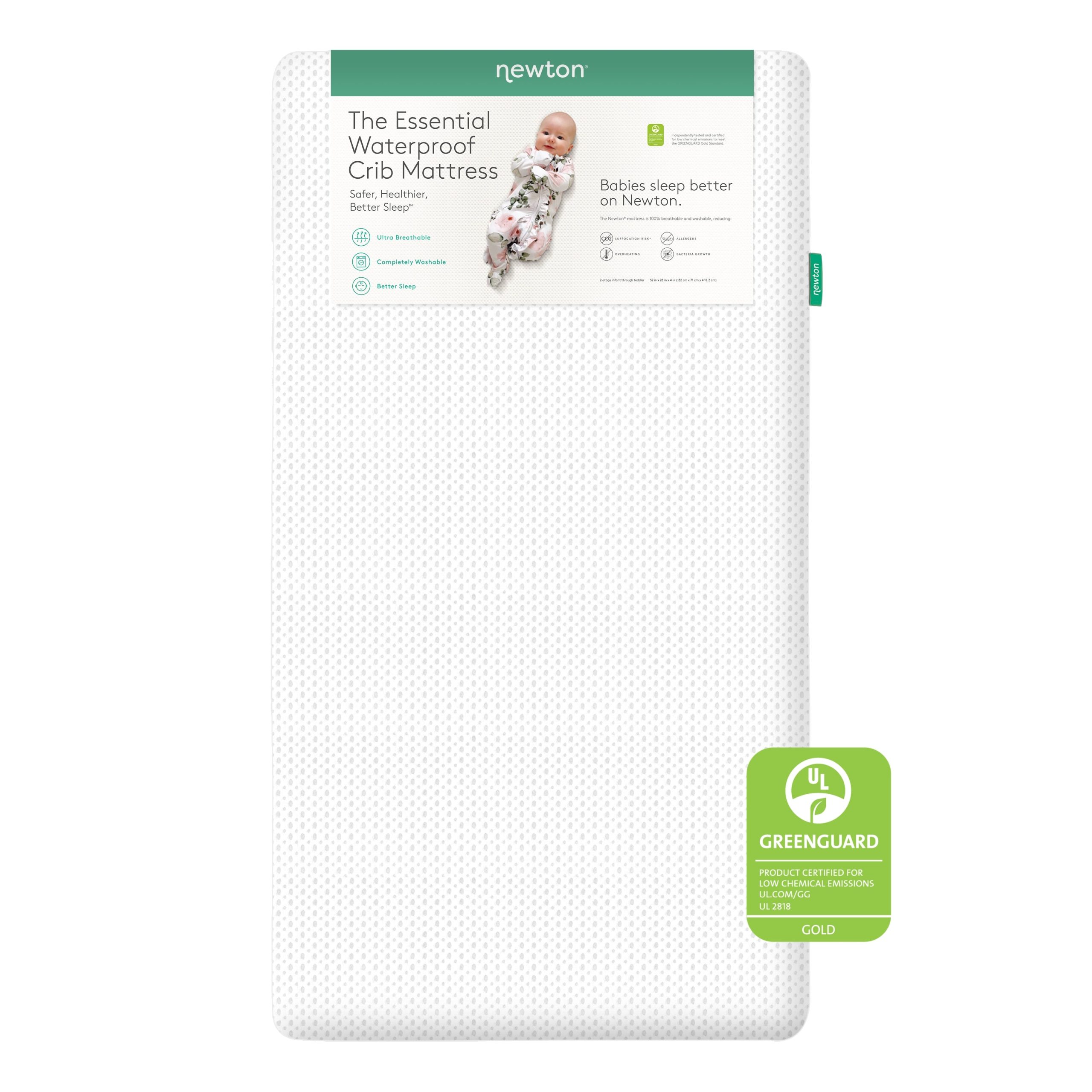 Essential Waterproof Crib Mattress - Image 2